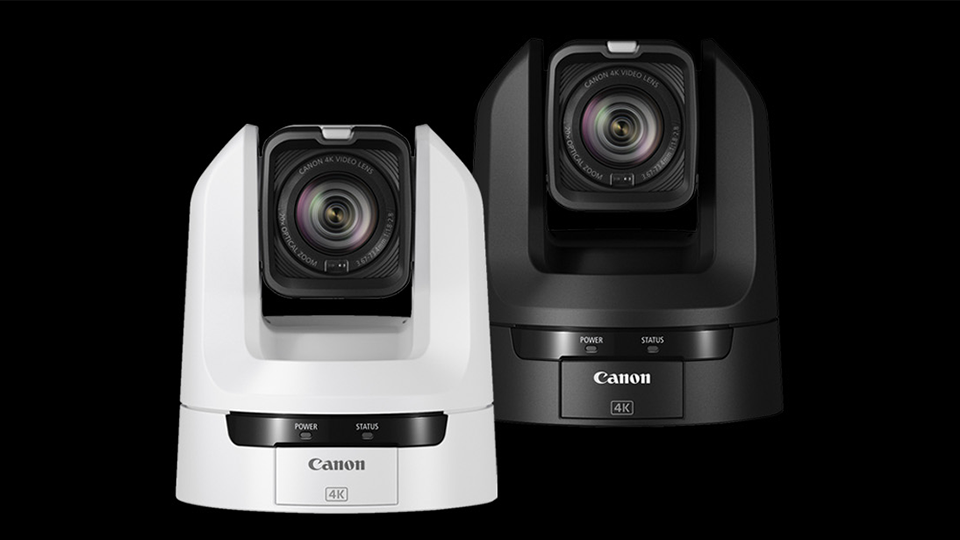 CR-N100 4K PTZ Cameras in White and Black CR-N100 4K PTZ Cameras in White and Black