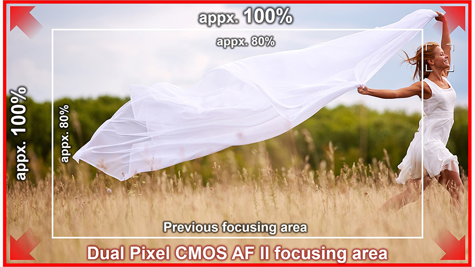 C80’s New Dual Pixel CMOS AF II