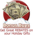 Bonus Buys - Recieve Free Gift card with select products.