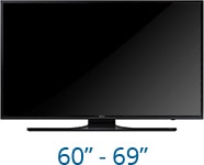 60" - 69"