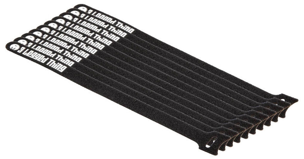 Grey Rubber Cable Ties – 10-Pack – Ideal For Classic Motorcycles (UK Made)