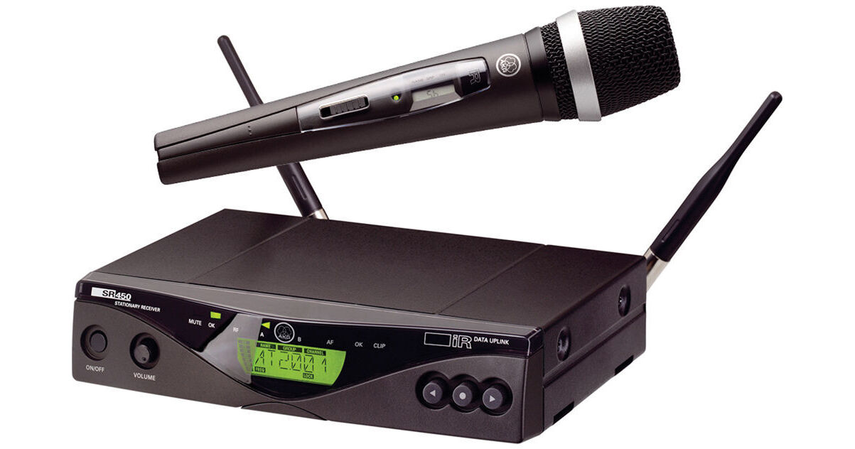 AKG WMS450 ワイヤレスハンドマイク② AKG WMS450 Presenter Wireless Microphone System 3236X00370 B&H