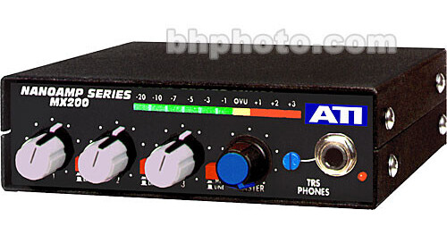 ATI Audio Inc MXS-200C Stereo Audio Mixer with Limiter MX200C