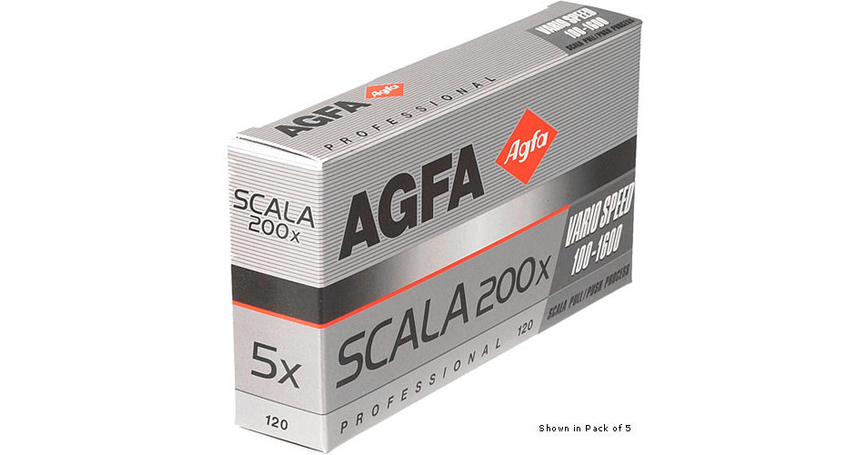 AgfaPhoto Scala-200 120 Professional Black & White Slide Film