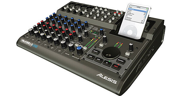 Alesis iMultiMix 8 USB 8-Channel Recording Mixer KSFAS90SL3 B&H