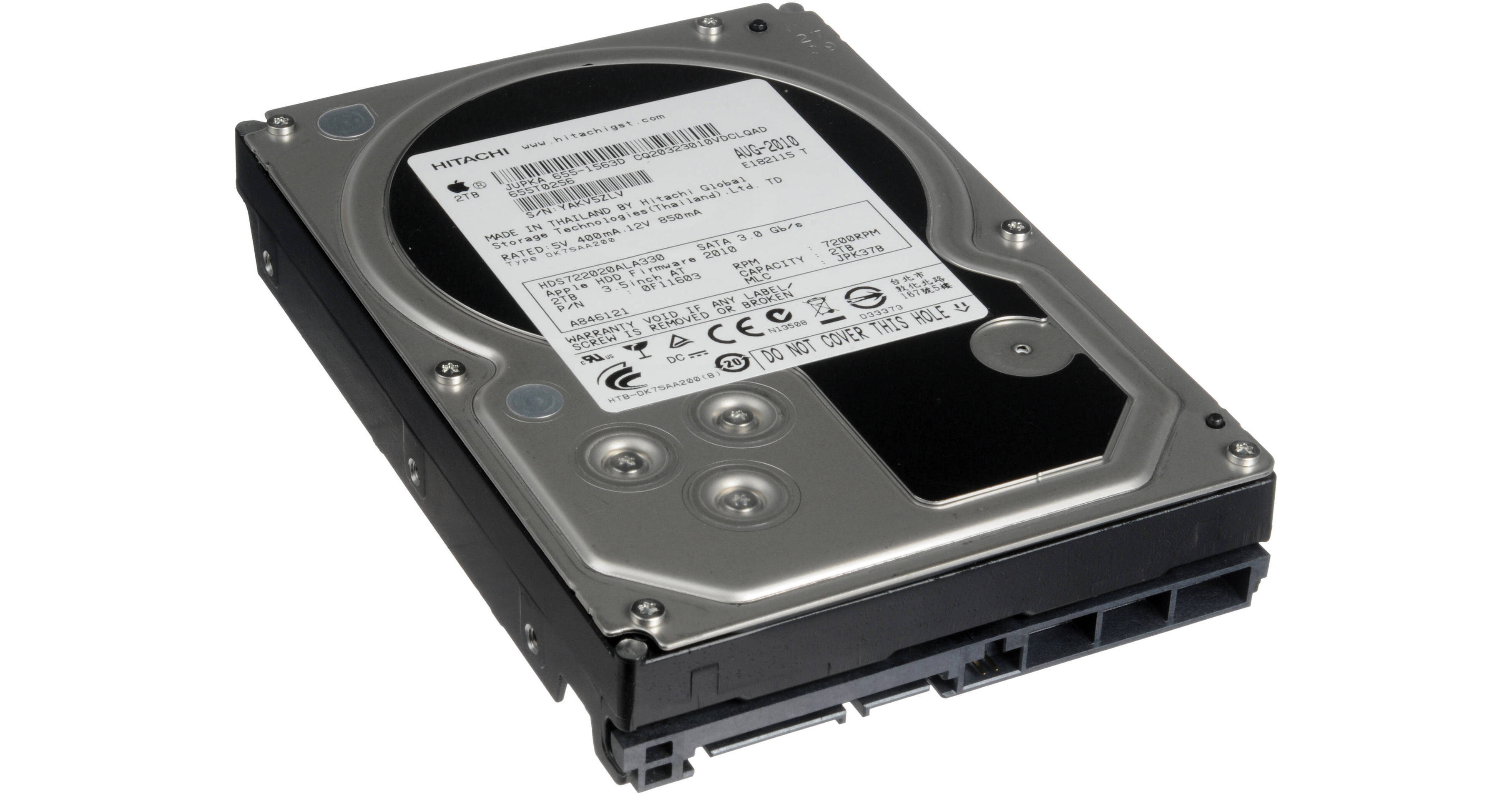 Apple 2TB SATA Hard Disk Drive Kit for Mac Pro MC730ZM/A B&H