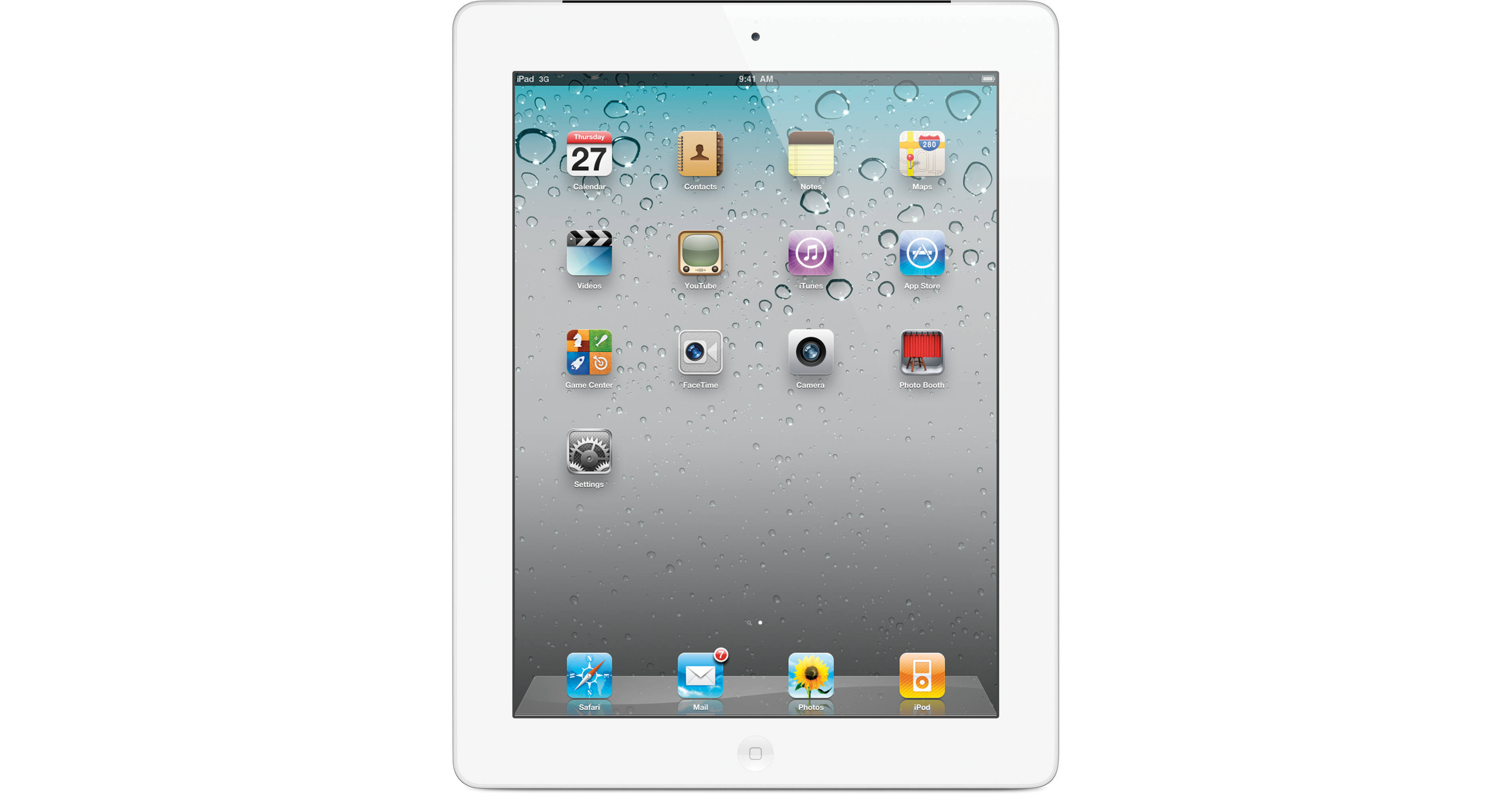 Apple 32GB iPad 2 with Wi-Fi + 3G (AT&T, White) MC983LL/A B&H