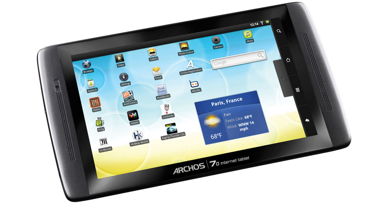 Tablette Archos 70 Internet – 7 Pouces, Android 2.2, 250Go + 8Go RAM, WiFi, Occasion
