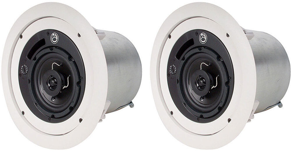 AtlasIED FAP42T 4" Coaxial In-Ceiling Speaker With 16W 70V, 100V