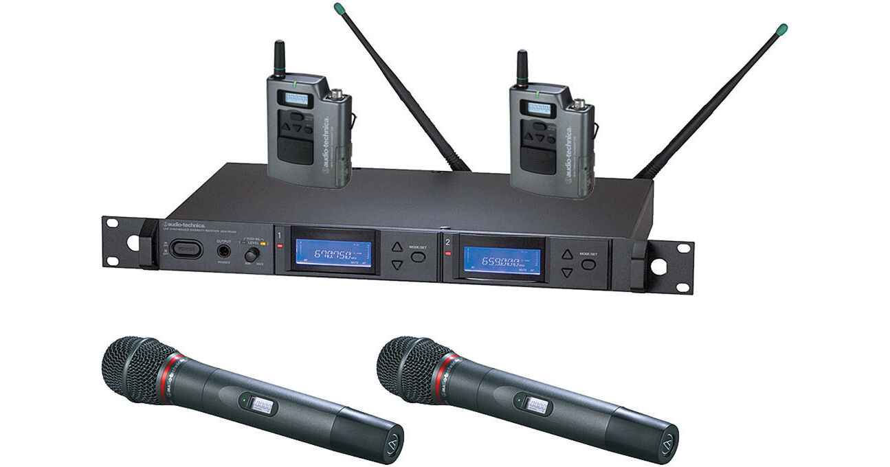 Audio-Technica 5000 Series AEW-5414aC UHF Dual AEW-5414AC B&H