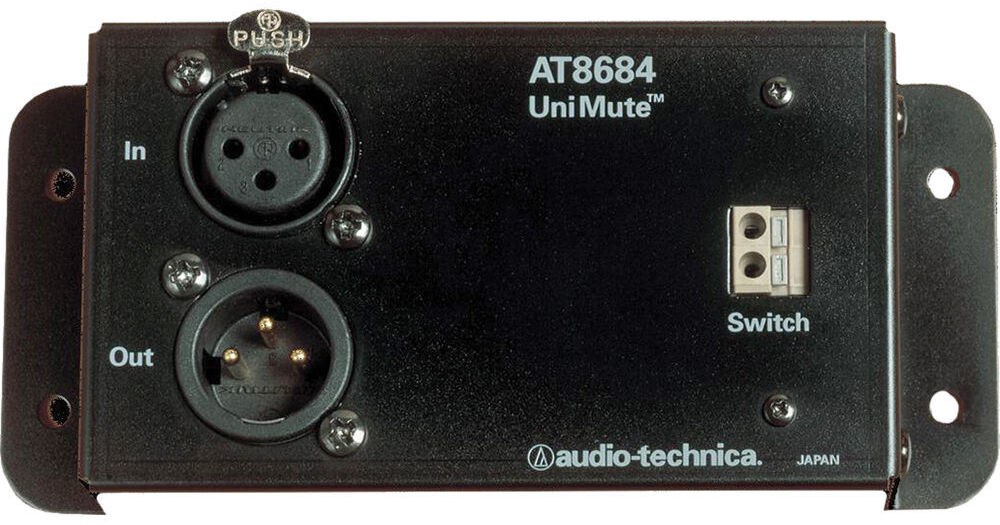 Audio-Technica UNIMUTE In-Line Mic Attenuator Box AT8684 B&H