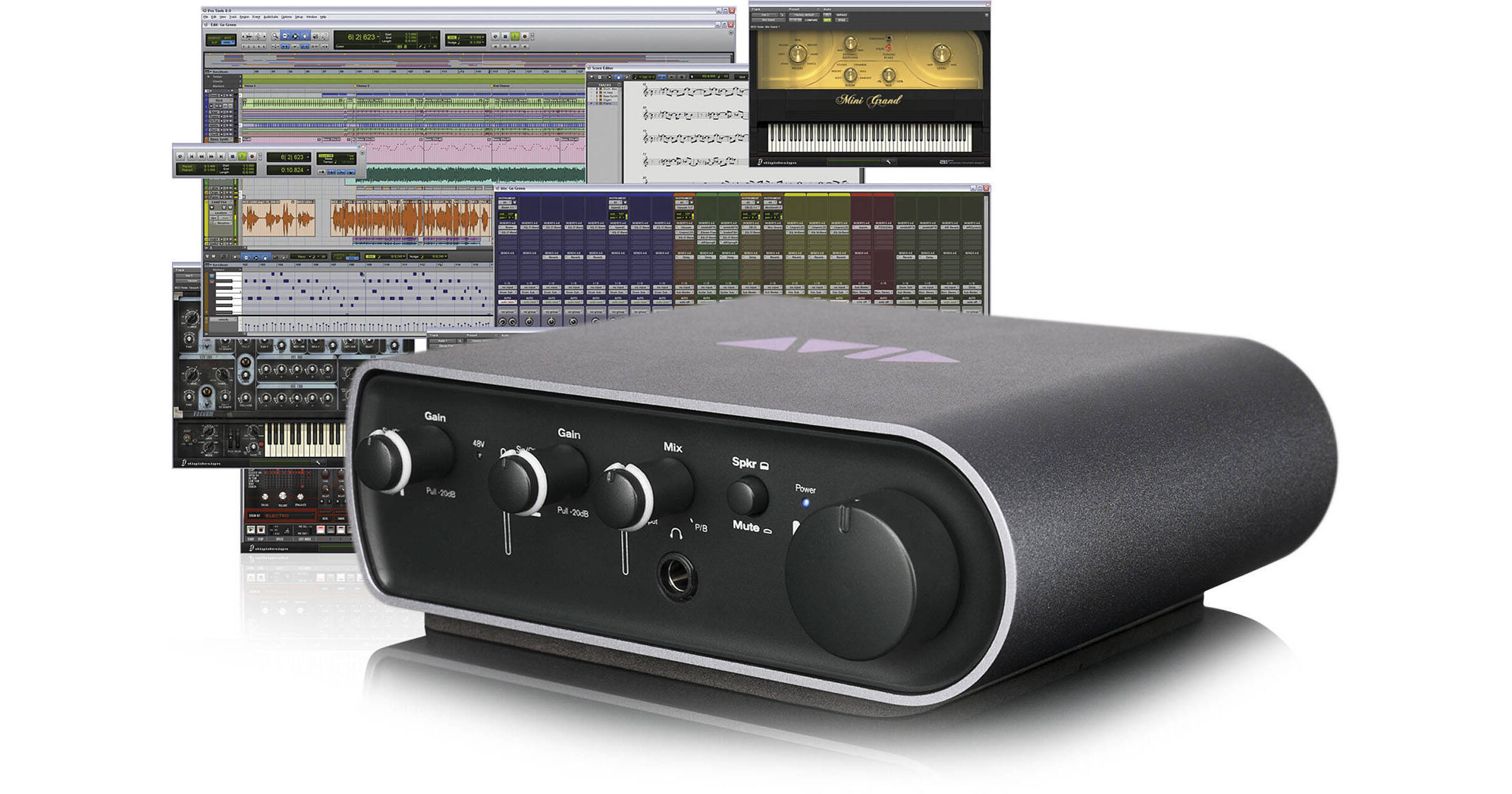 Avid Mbox 3 Mini (3rd Gen) - USB Personal 9900-53113-13 B&H