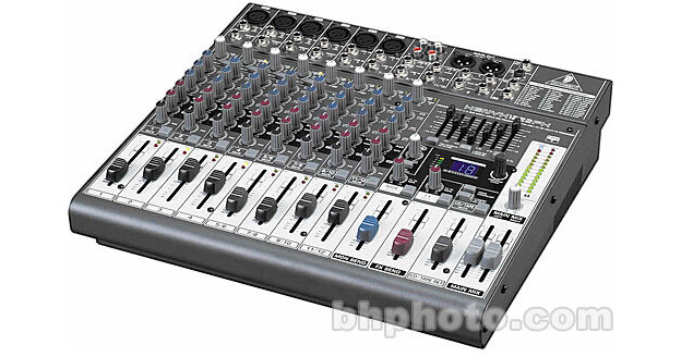 Behringer XENYX 1222FX 12-Channel Audio Mixer with Effects