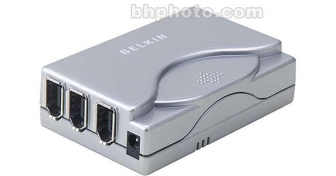 Belkin 6-Port FireWire-400 Hub (Silver) F5U526-APL-S B&H Photo