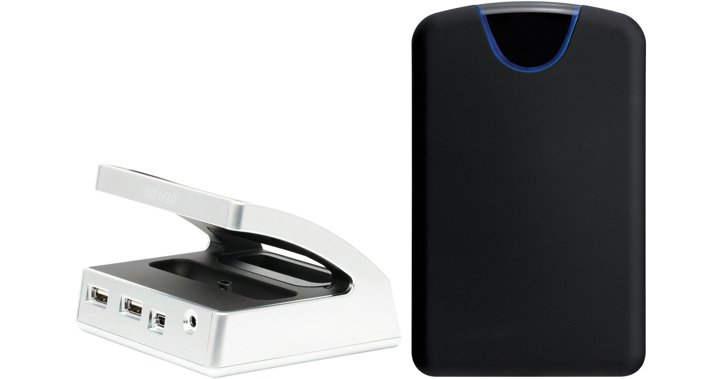 【未使用】BUFFALO DUALIE HD-PA500IBU2/D 500GB Buffalo 500GB Dualie Portable Hard Drive and iPod HD-PA500IBU2D