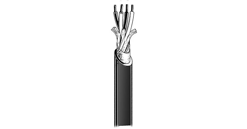Canare 4 x 20 AWG Speaker Cable - 656' (200 m) (Black) 4S6 200M