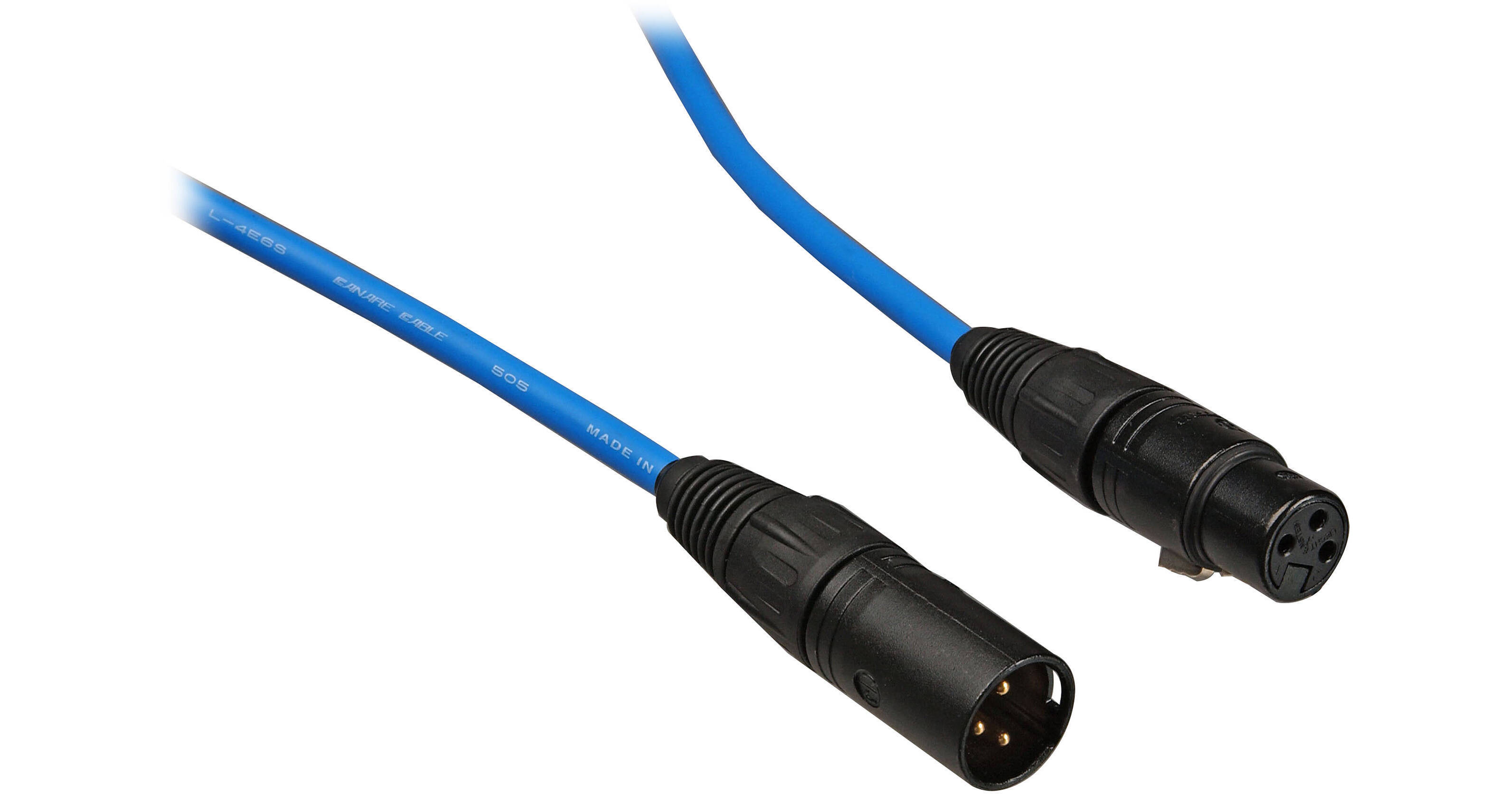 Canare L-4E6S Star Quad XLRM to XLRF Microphone Cable CAXMXF15BL