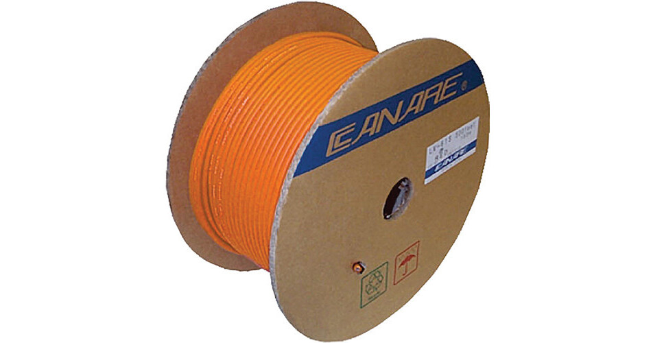 Canare LV-61S Video Coaxial Cable (500' / Orange) LV-61S 153M