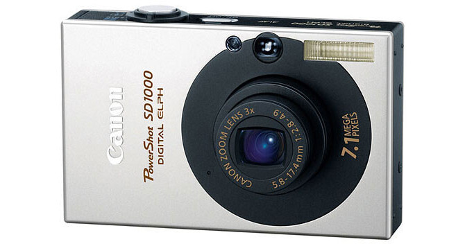 Canon PowerShot SD1000 Digital Elph Digital Camera 1861B001 B&H