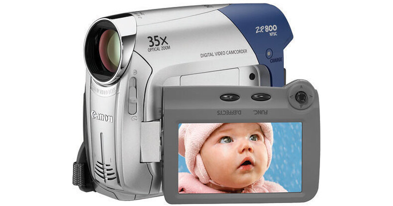 Canon ZR800 Mini DV Camcorder 1880B001 B&H Photo Video