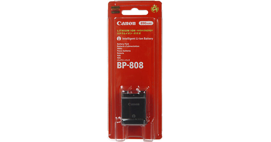 Canon BP-808 Lithium-Ion Battery 2740B002 B&H Photo Video