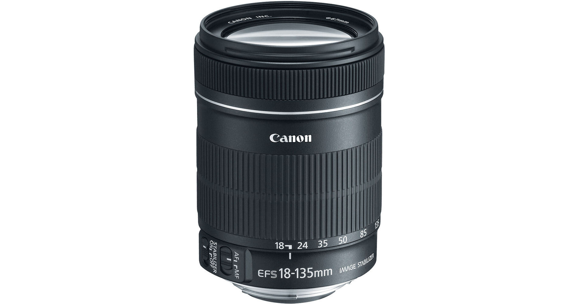 Canon EF-S 18-135mm f/3.5-5.6 IS Lens (White Box) 3558B002 B&H