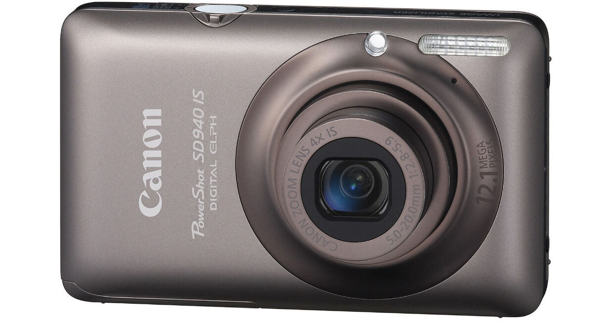 Canon PowerShot SD940 IS Digital Camera (Brown) 3971B001 B&H