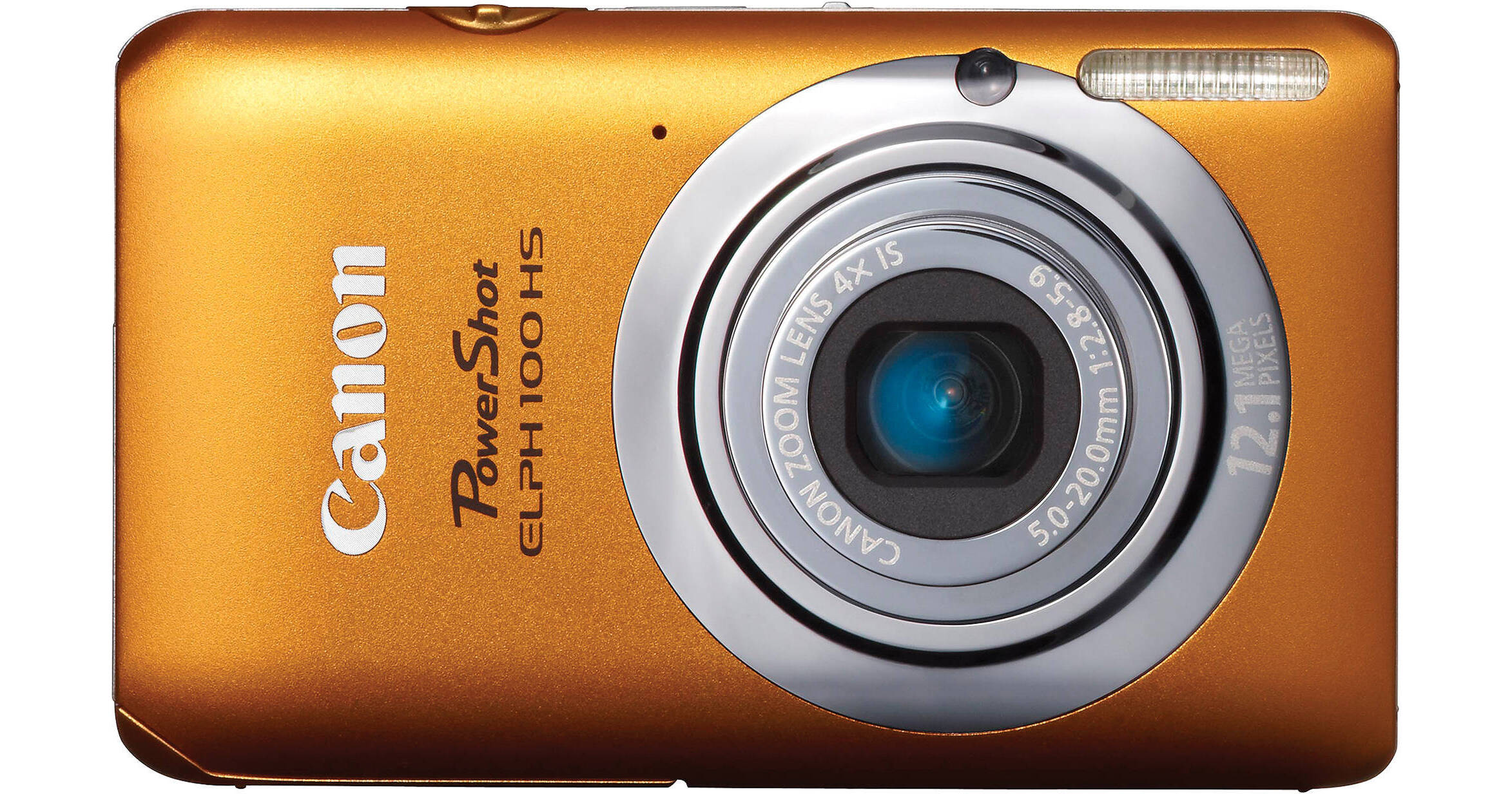 Canon Powershot 100 HS Digital ELPH Camera (Orange) 4927B001 B&H