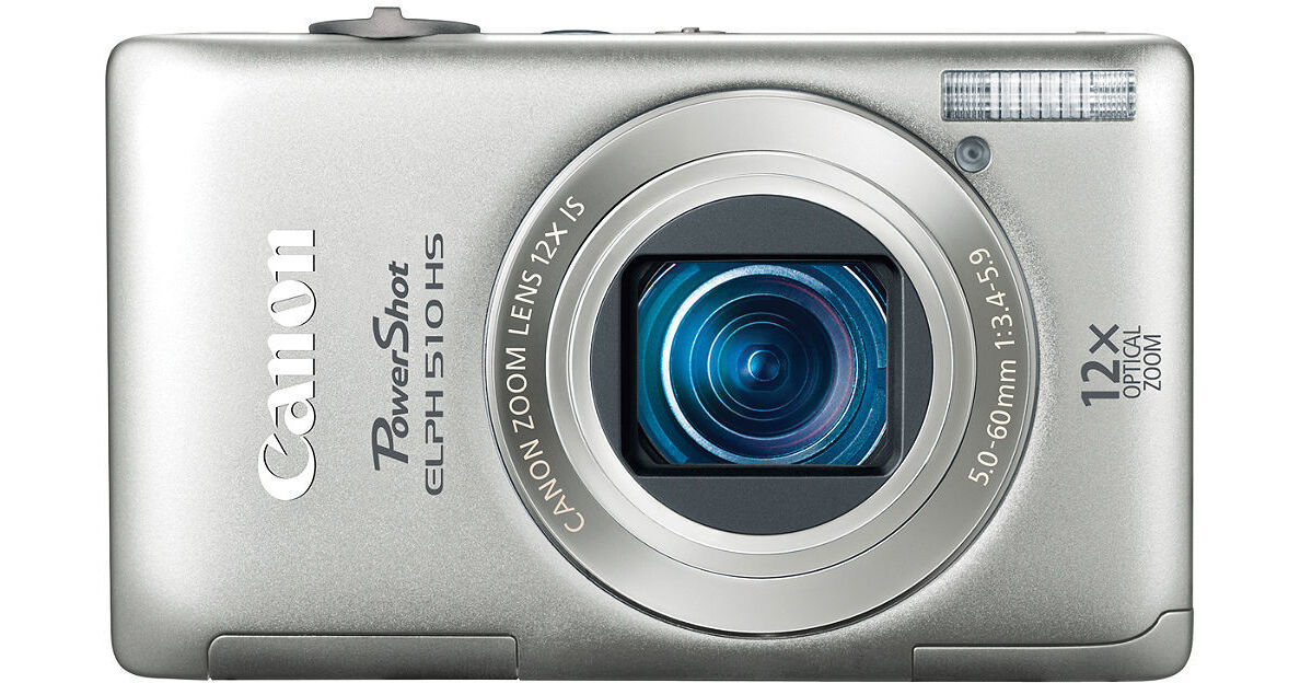 Canon PowerShot ELPH 510 HS Digital Camera (Silver) 5266B001 B&H