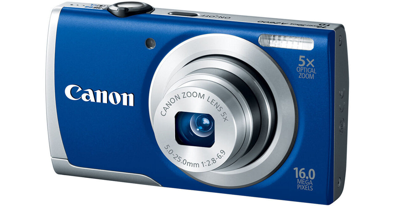 Canon A2600 PowerShot Camera Digital Zoom 16.0 MP 5x B&H 16.0