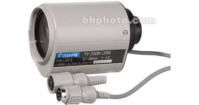 Canon PH6x8R-II 6x Motorized CCTV Zoom Lens PH6X8RII B&H Photo