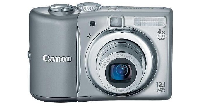 Canon PowerShot A1100 IS Digital Camera (Gray) with Deluxe