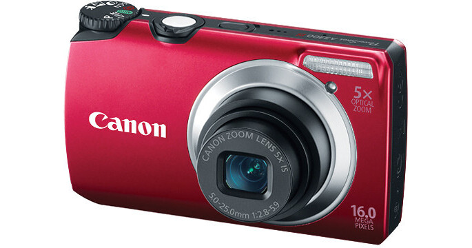 Canon Powershot A3300 IS Digital Camera (Red) B&H Photo Video