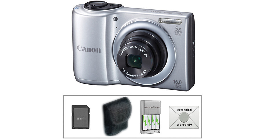 Canon PowerShot A810 Digital Camera with Deluxe Accessory Kit
