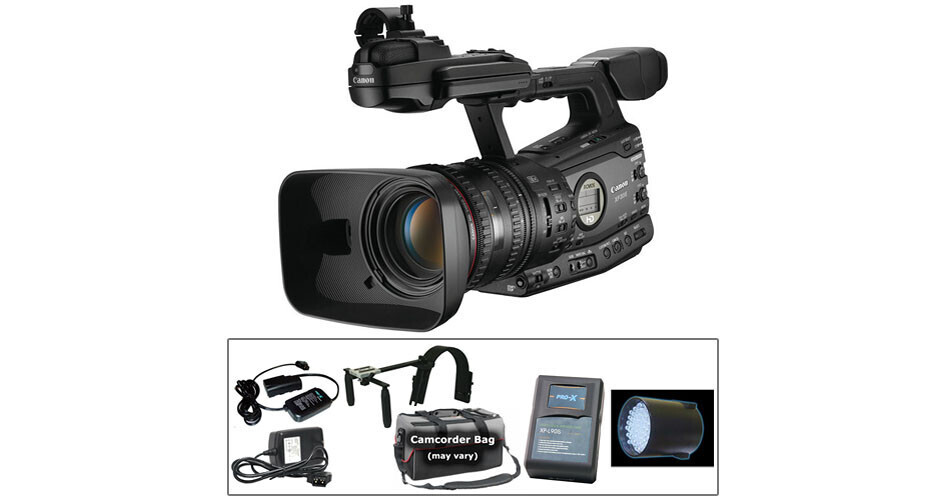 Canon XF305 HD Camcorder Switronix Support Kit B&H Photo Video