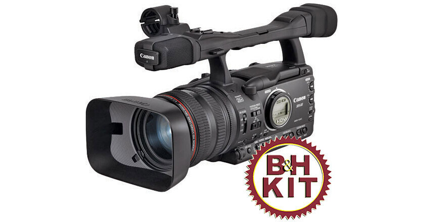Canon XH-A1 3CCD HDV Camcorder Anton Bauer Kit B&H Photo Video