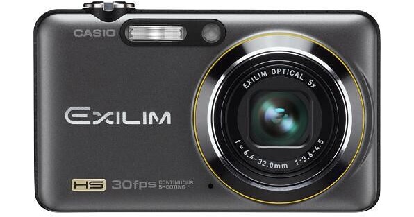 Casio Exilim EX-FC100 Digital Camera (Black) with Basic