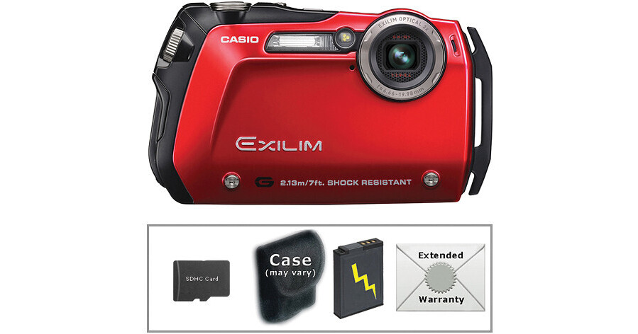 EX-G1 Casio Camera Digital Exilim - | EXILIM Review 12.1MP Red