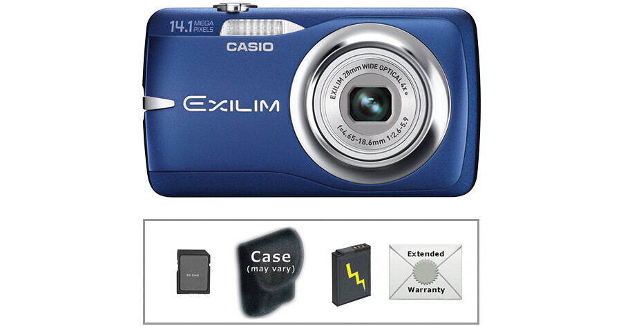 Casio Exilim EX-Z550 Digital Camera with Deluxe Accessory Kit