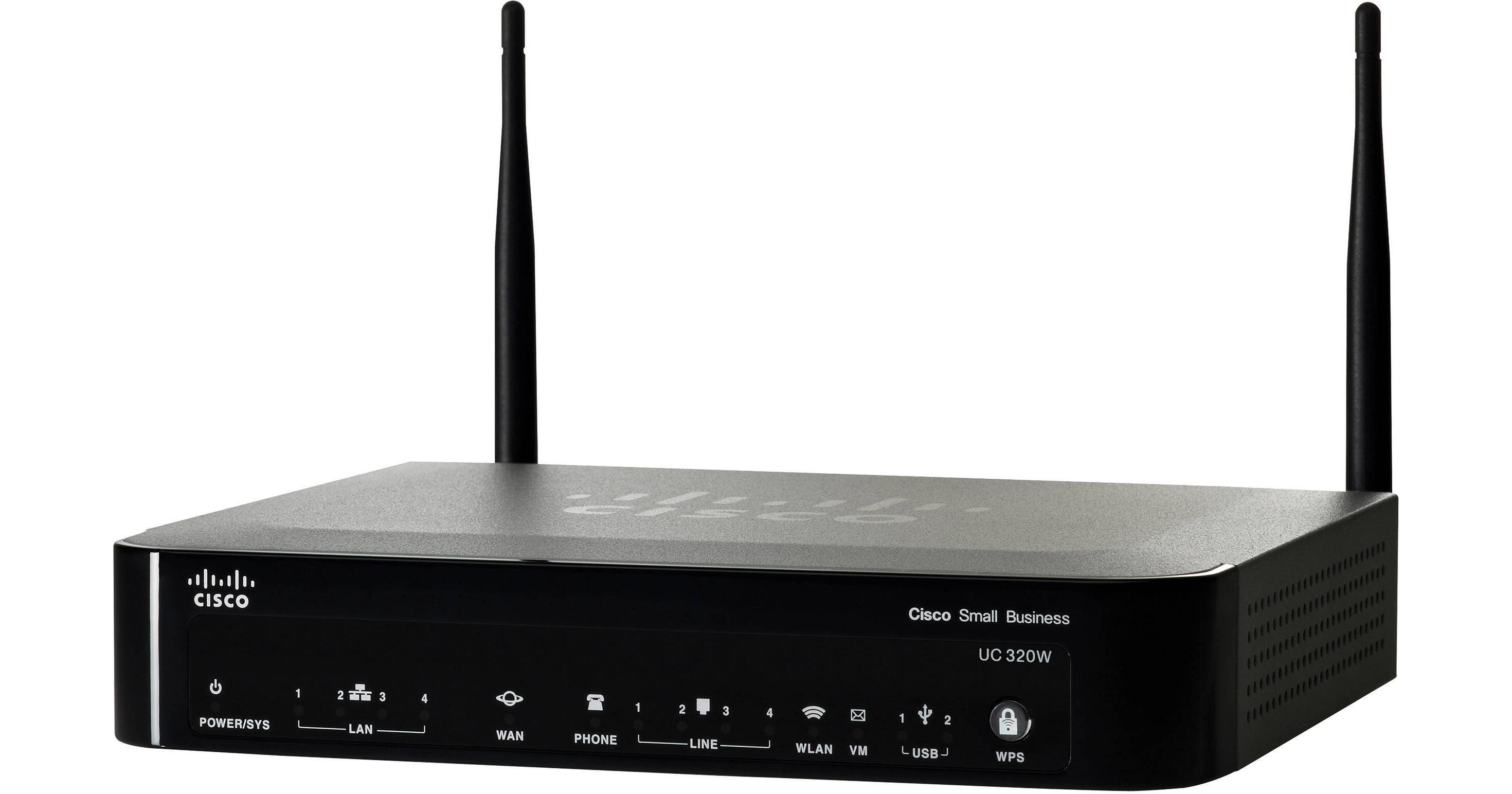 Cisco UC320W 24-User 4 FXO-Port Wireless Router UC320W-FXO-K9