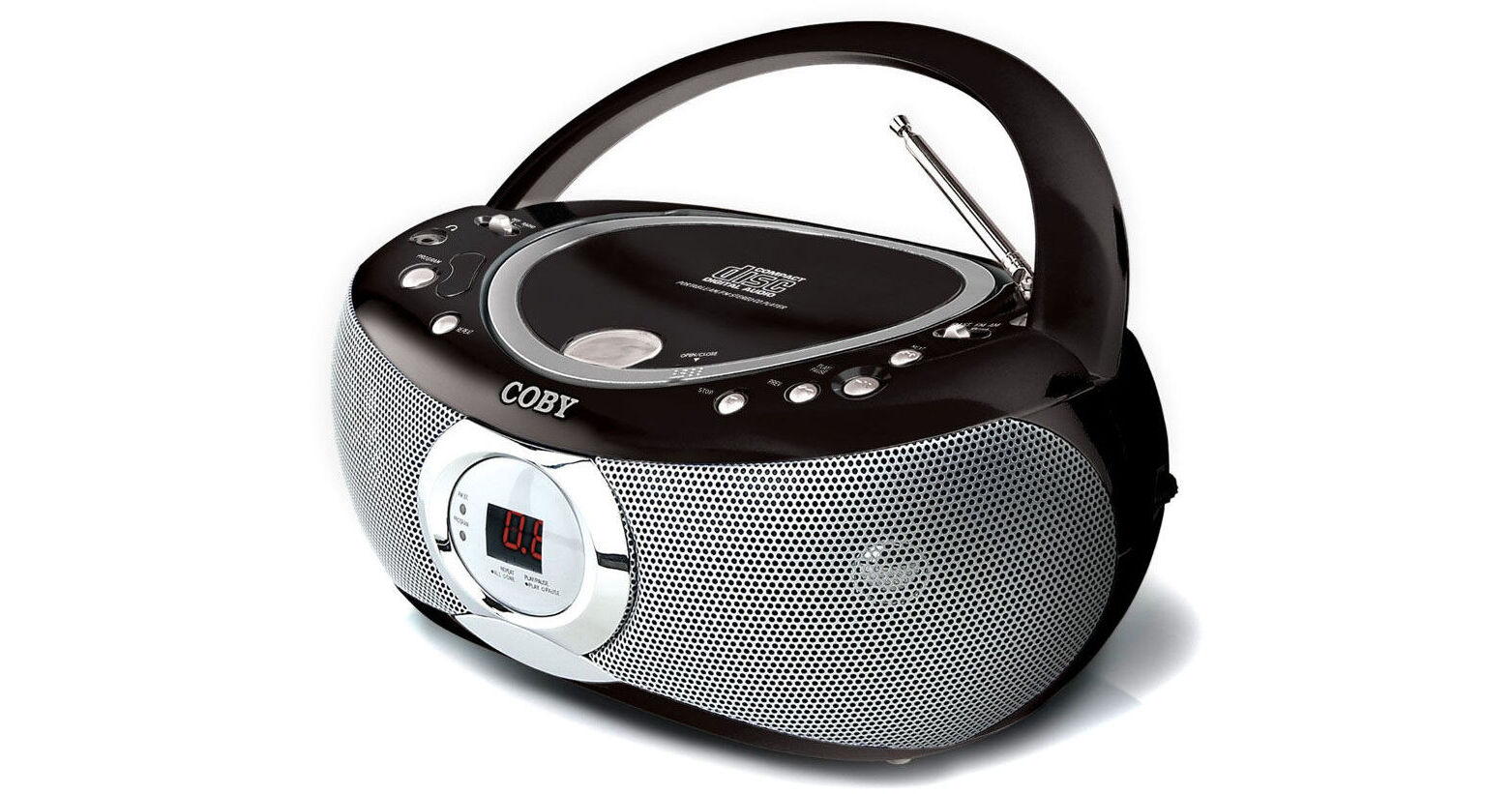 Coby CXCD230 Portable CD Player With AM/FM Stereo Tuner CXCD230