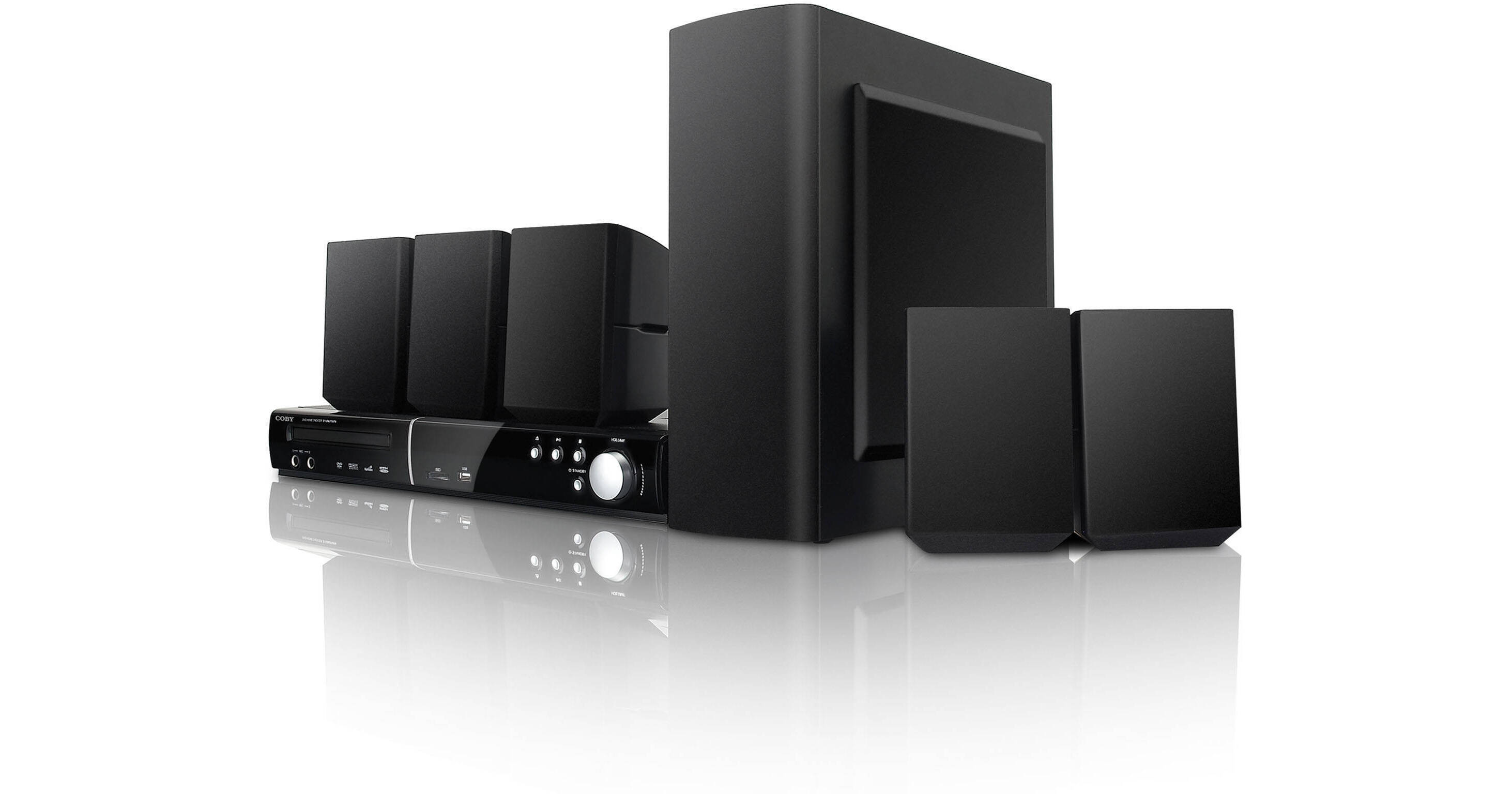 Coby DVD938 5.1-Channel DVD Home Theater System DVD938 B&H Photo