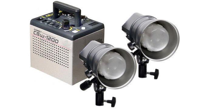 Comet 1200 W/S 2 Head Travel Kit (120-220V) CBW122T-PS B&H Photo