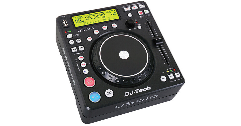 DJ-Tech uSolo Twin USB Media Player USOLO B&H Photo Video