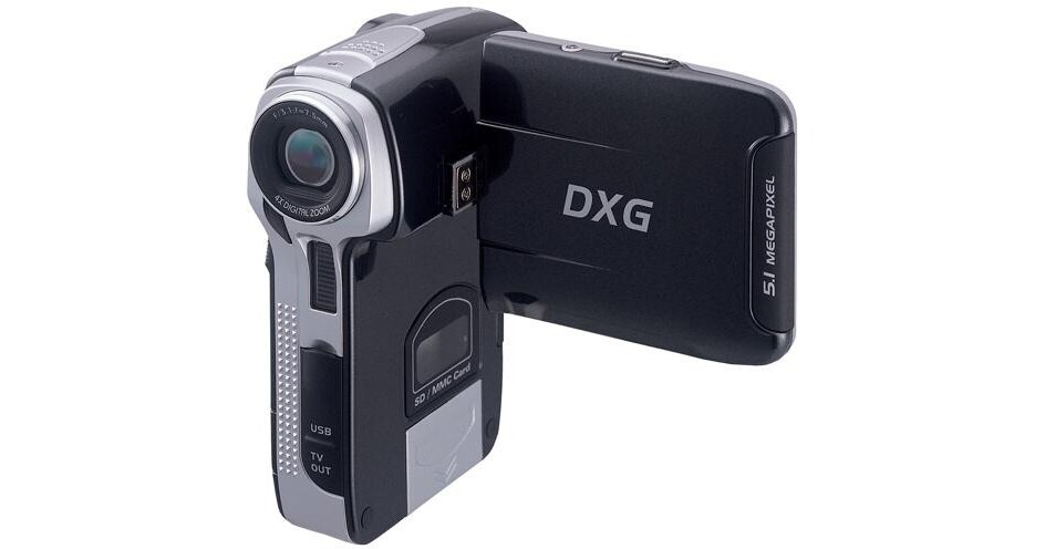 DXG DXG-563V Camcorder (Midnight Black) DXG-563VK B&H Photo Video