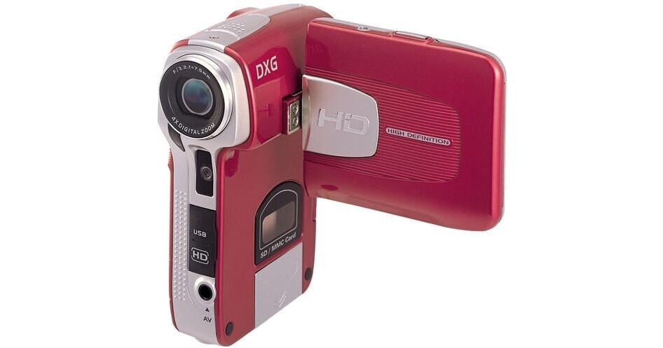 DXG DXG-579V High Definition Camcorder (Cardinal Red) DXG-579VR