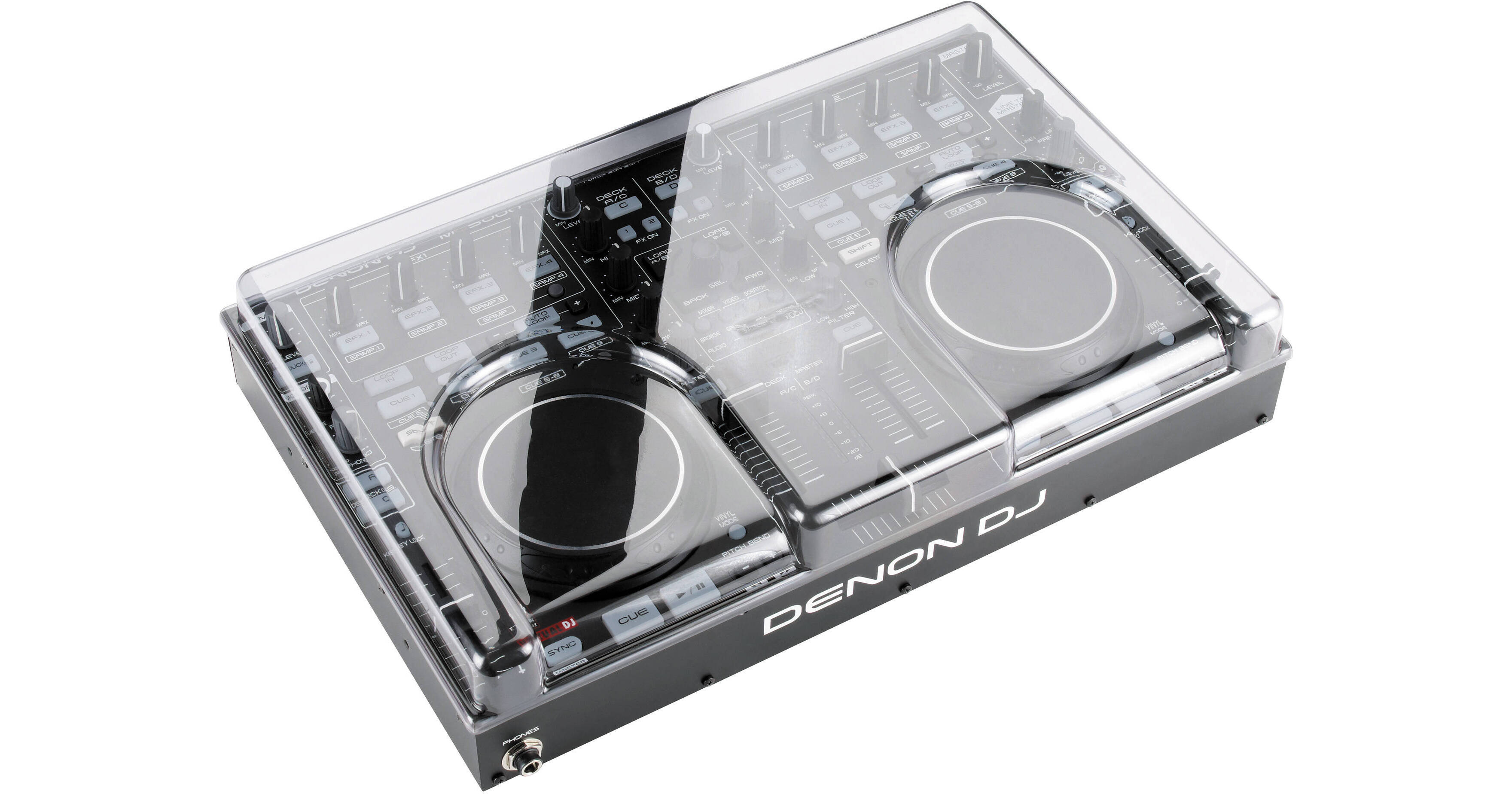 Decksaver Denon DN-MC3000 Smoked/Clear Cover DS-PC-DNMC3000 B&H