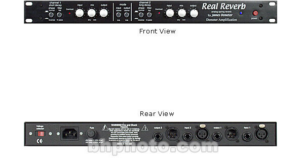 Demeter RV-1 Spring Reverb RV-1 B&H Photo Video