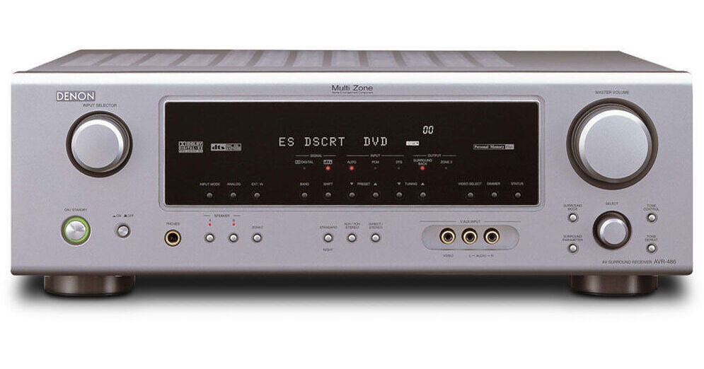 アンプ DENON AV Surround Amp & Speaker system Denon AVR-486 A/V Receiver AVR486S B&H Photo Video