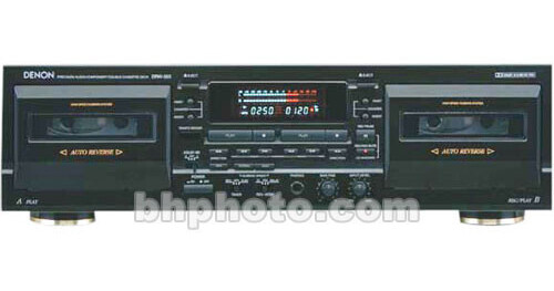 Denon DRW-585P Dual Cassette Deck DRW585P B&H Photo Video